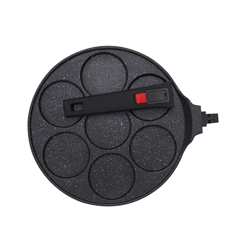 Mini 7 Mould Pancake Pan Smart Handle
