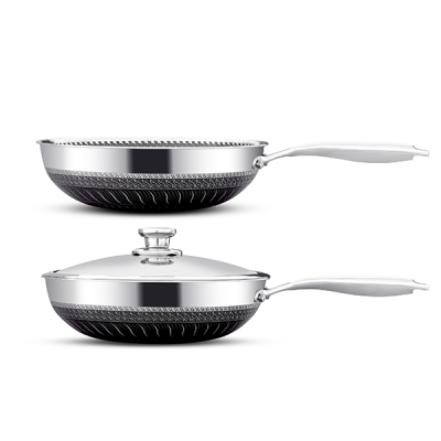Stainless Steel Wok - 30cm/ 6L