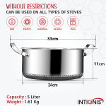 Stainless Steel Saucepan & Frying Pan Set