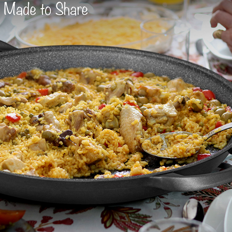 Paella Pan with Lid - 32cm