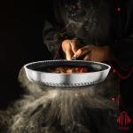 Stainless Steel Deep Frying Pan with Lid - 4.5 Liter